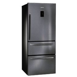 Smeg FT41BXE 74cm Fridge Freezer with 1 Door & 2 Drawers in Stainless Steel &  Silver Sides